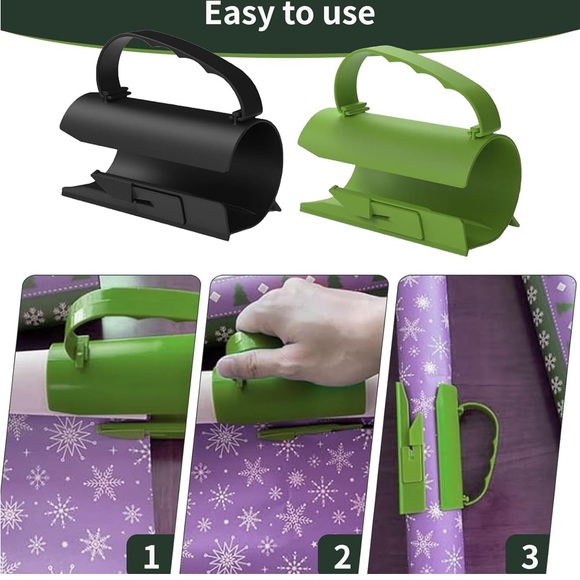 2PCS Wrapping Paper Cutter with Handle - Picture 2 of 3